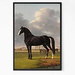 Black Horse Painting Wall Art