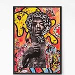 Bob Marley Street Painting Wall Art