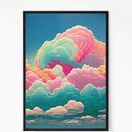 Cotton Candy Clouds Wall Art