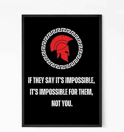 Impossible Quote Wall Art