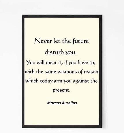Marcus Aurelius Quote Wall art