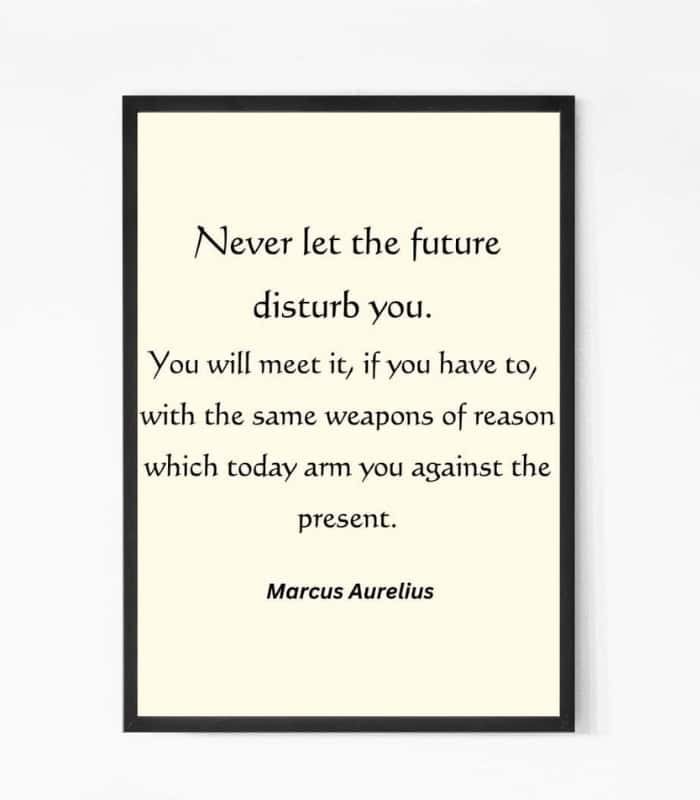 Marcus Aurelius Quote Wall art