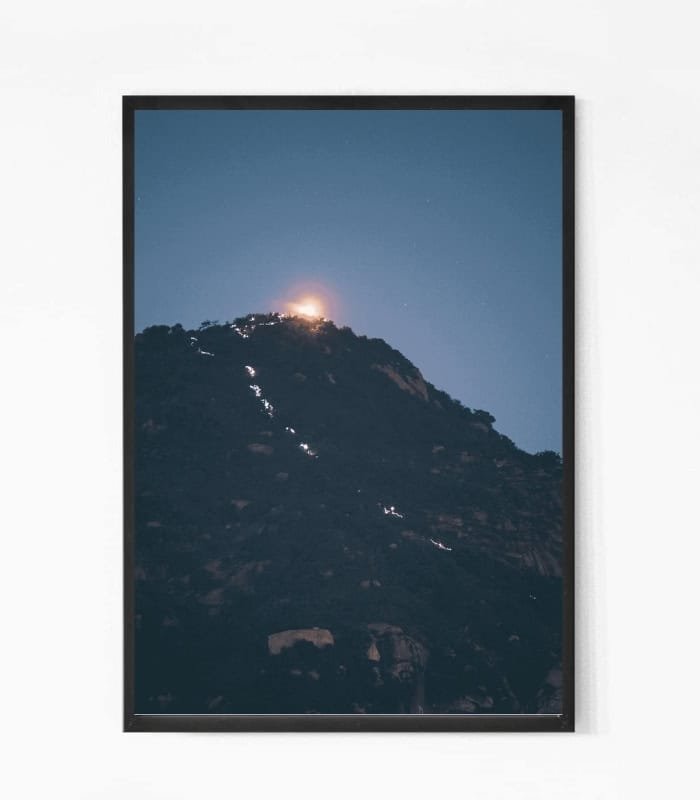 Thiruvannamalai Arunachala Temple Light Wall Art