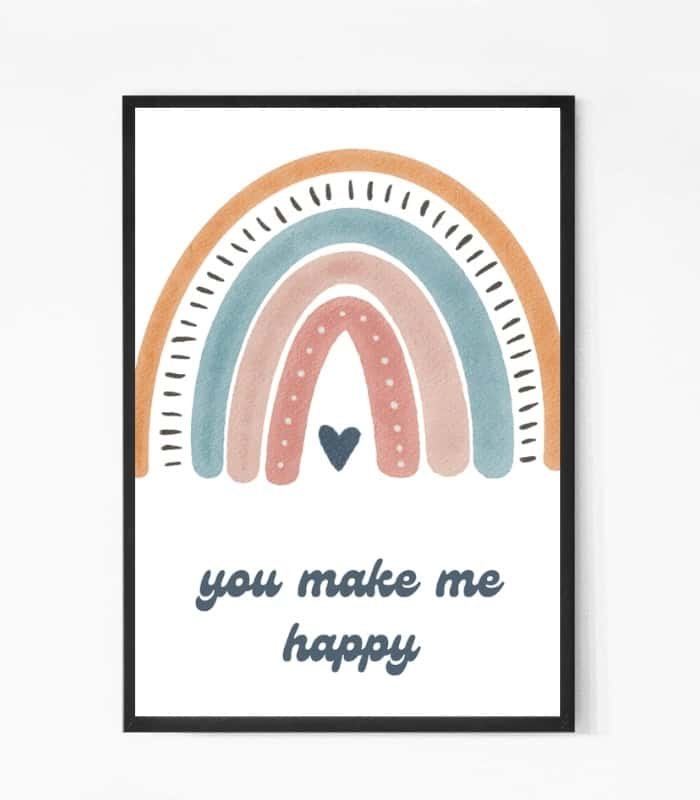 You Make Me Happy Wall Art