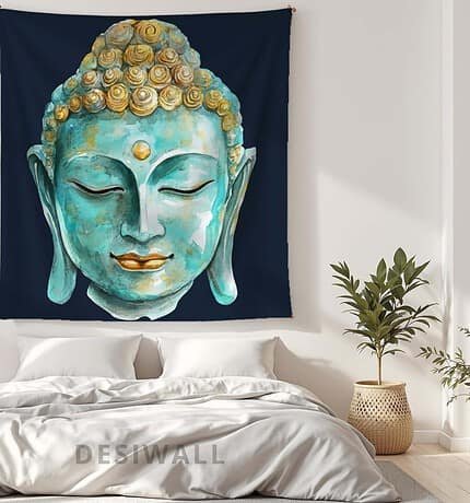Buy Calming Buddha Tapestry Wall Art