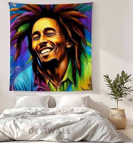 Bob Marley Tapestry Wall Art