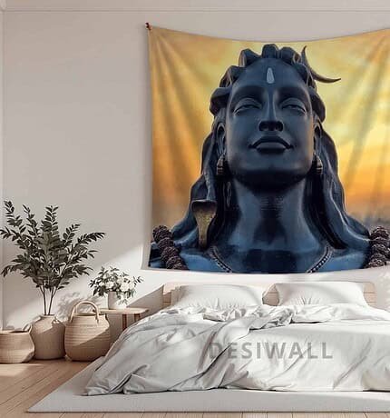 buy Adiyogi Shiva Tapestry Wall Art