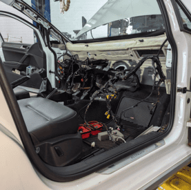 Interior vehicle repair, dashboard, wiring, and customization services.