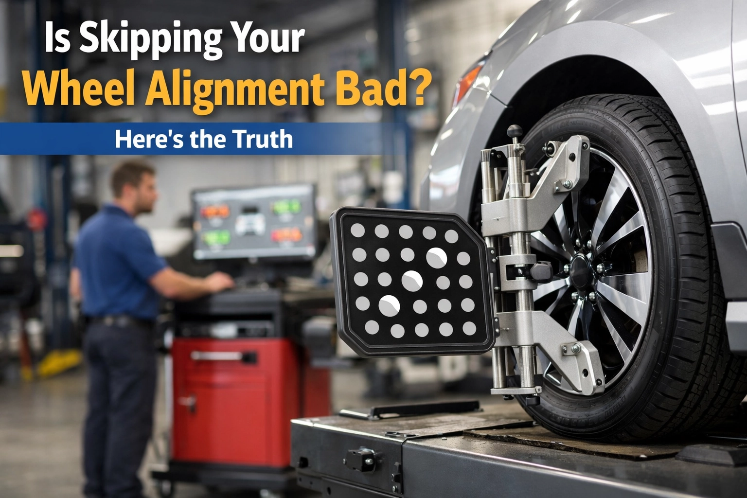 Expert wheel alignment service to improve vehicle handling and safety.