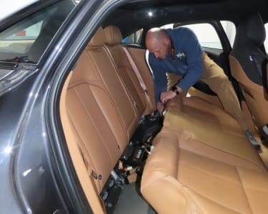 Interior cleaning and maintenance of electric vehicle seats.