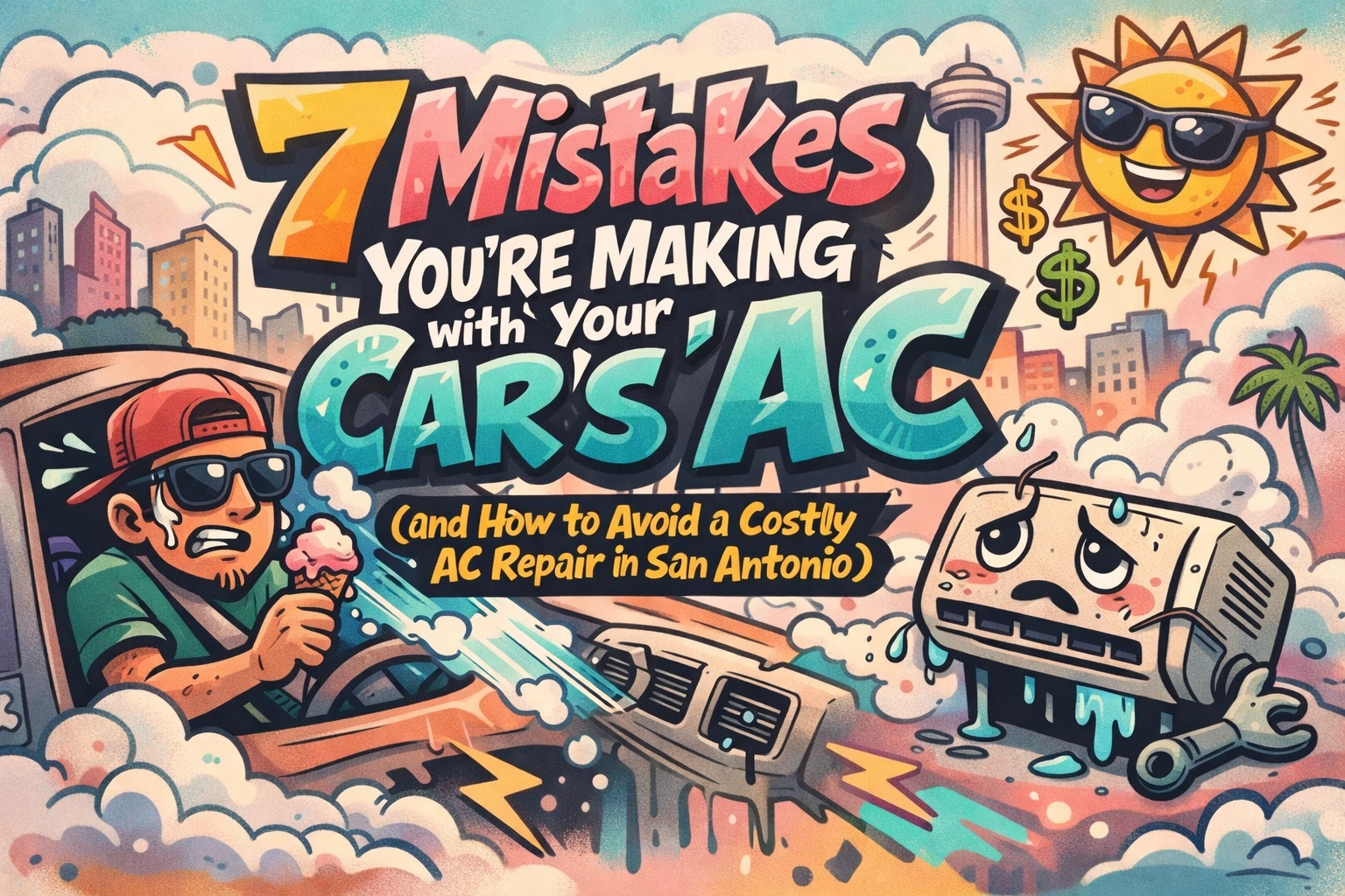 Common car AC mistakes to avoid for efficient cooling and cost savings.