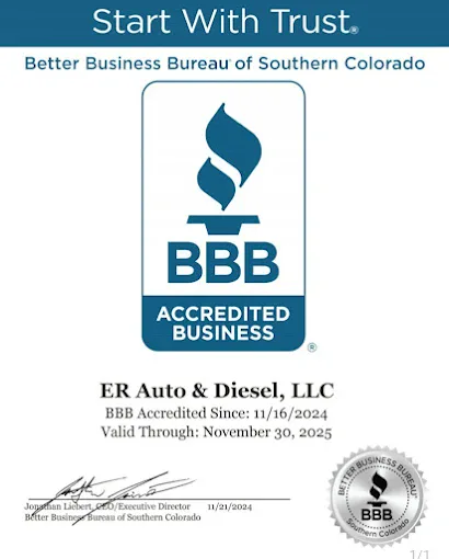 ER Auto, Diesel & Tire LLC - Trusted auto repair, diesel services, and tire shop in Southern Colorad.