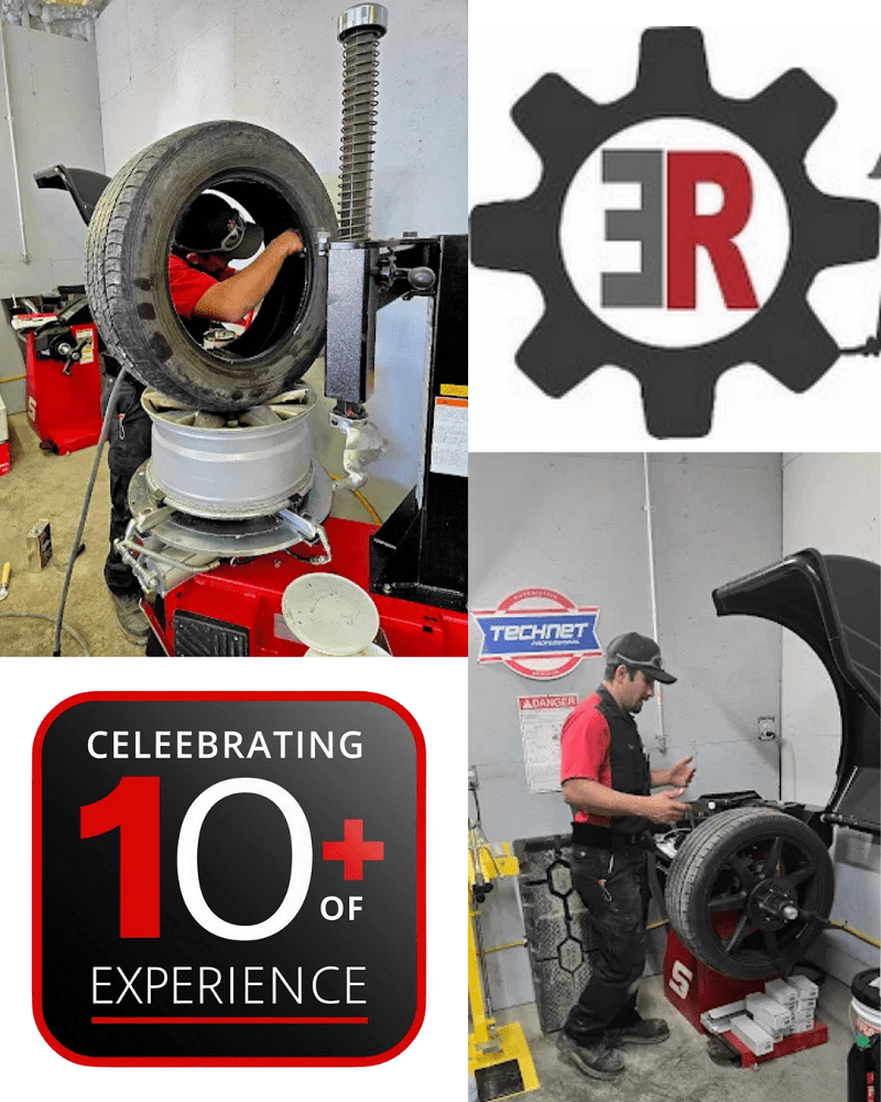 Auto Tire & Diesel Repair Shop with tire and engine services.