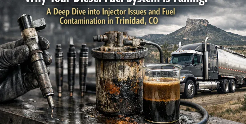 Diesel fuel system issues and contamination in Trinidad, CO.