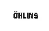 Öhlins logo on automotive suspension component for European vehicles.