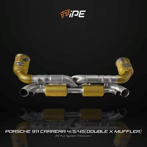 Porsche 911 Carrera 4 - S - 4S - GTS (992)Titanium Exhaust system (1)