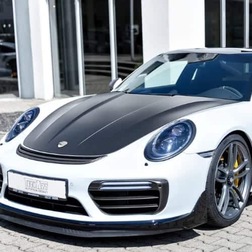 TECHART Carbon Fiber Aero Hood for 991 - 718 (1)