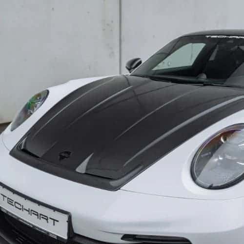 TECHART Carbon Fiber Aero Hood for 992 (1)