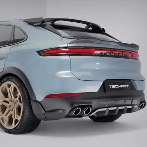 TECHART Rear Diffuser -Four Fast Fins- for E3.2 Cayenne (1)