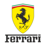 Express Tire and Auto Service shop exterior with Ferrari emblem in the foreground.