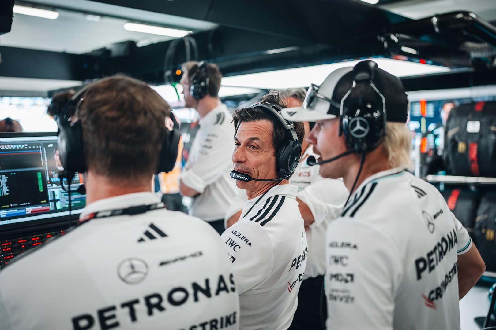 2025 Spanish Grand Prix, Sunday - Toto Wolff (image courtesy Mercedes)