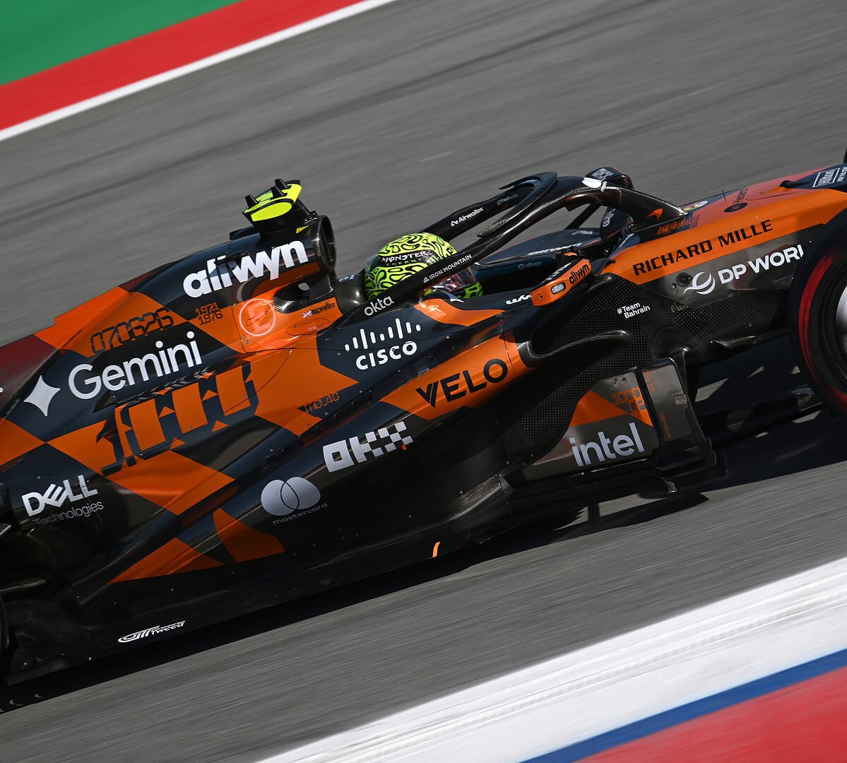 Lando Norris Barcelona GP Practice