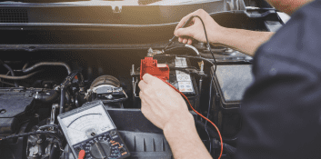 Auto battery testing and maintenance service at Fairway Auto Service LLC. Ensure your vehicle's batt.