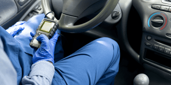 Vehicle diagnostic scanner for auto repair and maintenance.