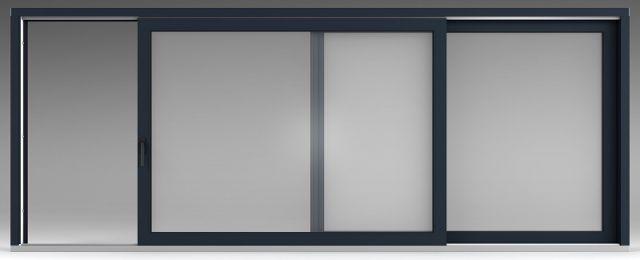 Kunststoff-Schiebetür HST 85 mm