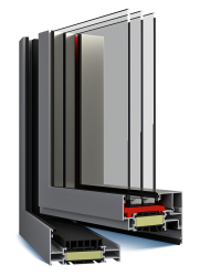 Aluminium Window Decalu 88 Standard