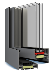 Aluminium Window Decalu 88 Hidden