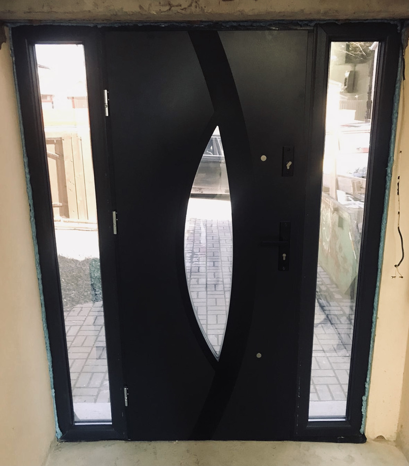 Steel door FLAT 46 INOX | Dundalk | #8