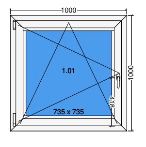 Tilt and turn window