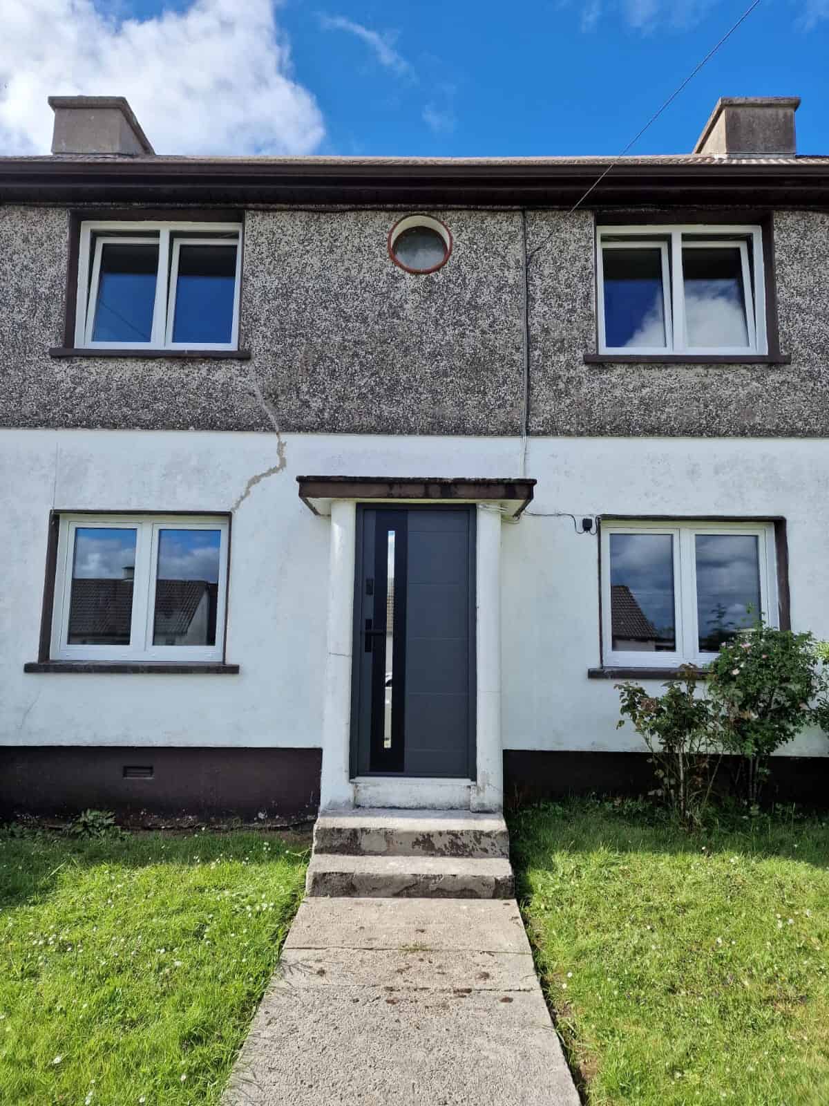 uPVC windows IDEAL 4000 and steel door 26 PREMIUM TERMO | Co. Roscommon | #119