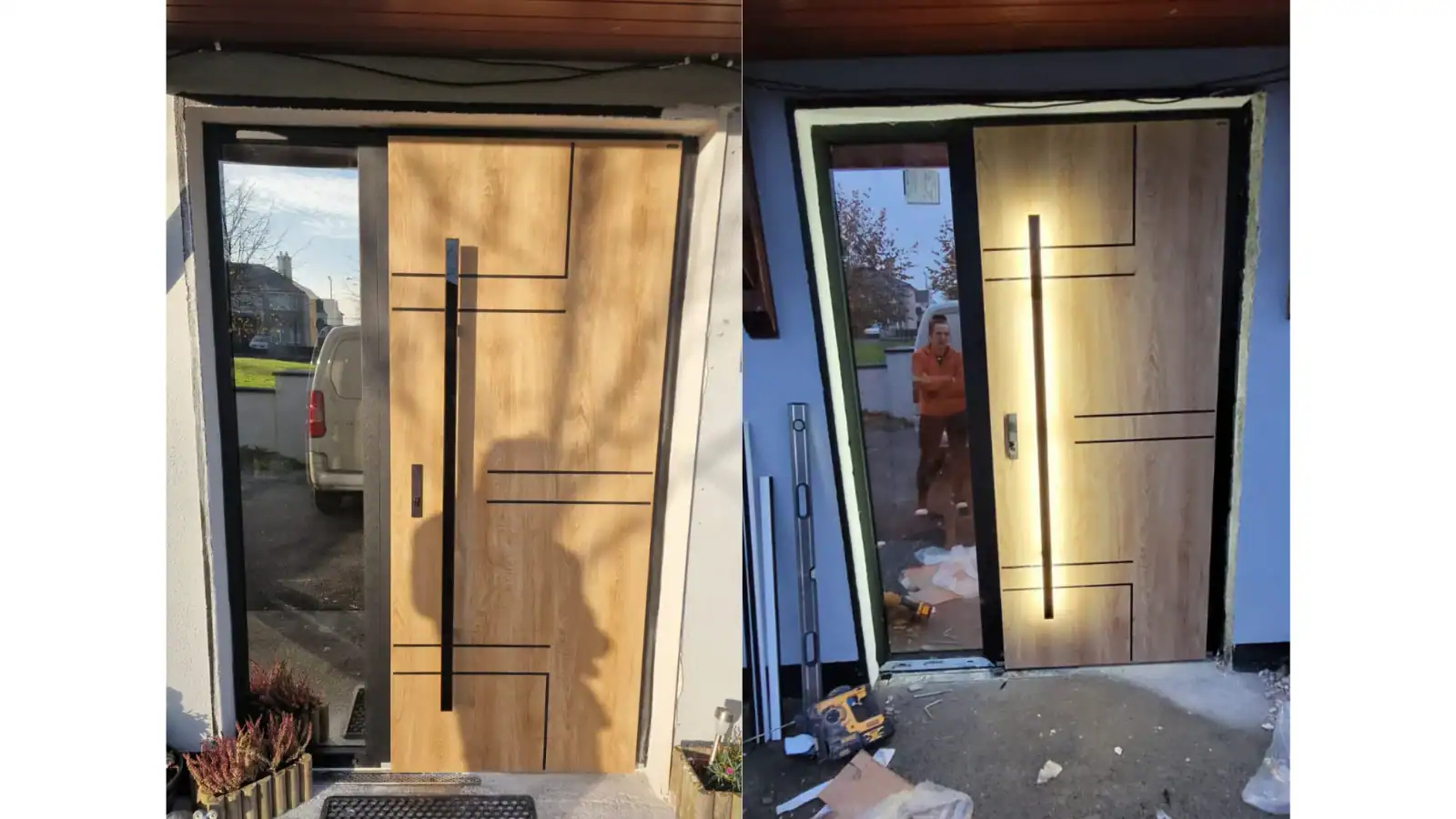 Aluminiumtür Wikęd Modell FI14 Produktlinie: PRESTIGE TERMO LUX | Co. Roscommon | #176