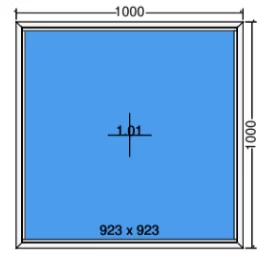 Feststehendes Fenster
