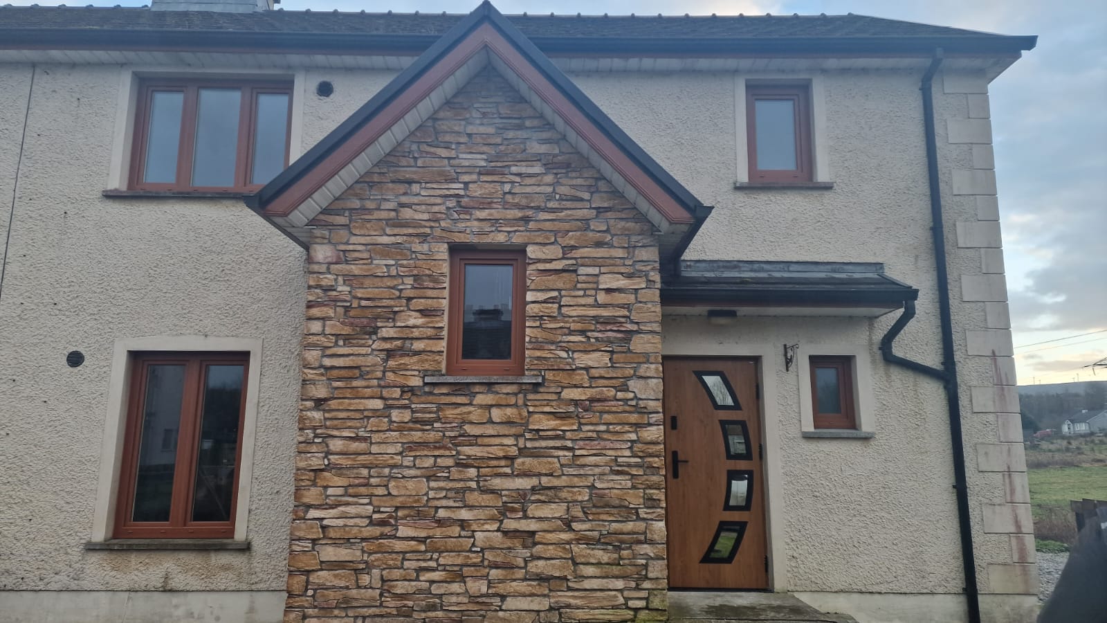 uPVC Windows and Back Door IDEAL 5000 and IDEAL 4000 | Wikęd Steel Door model 21a Product line: OPTIMUM TERMO | uPVC Sliding Doors smart-slide | Leitrim | #206