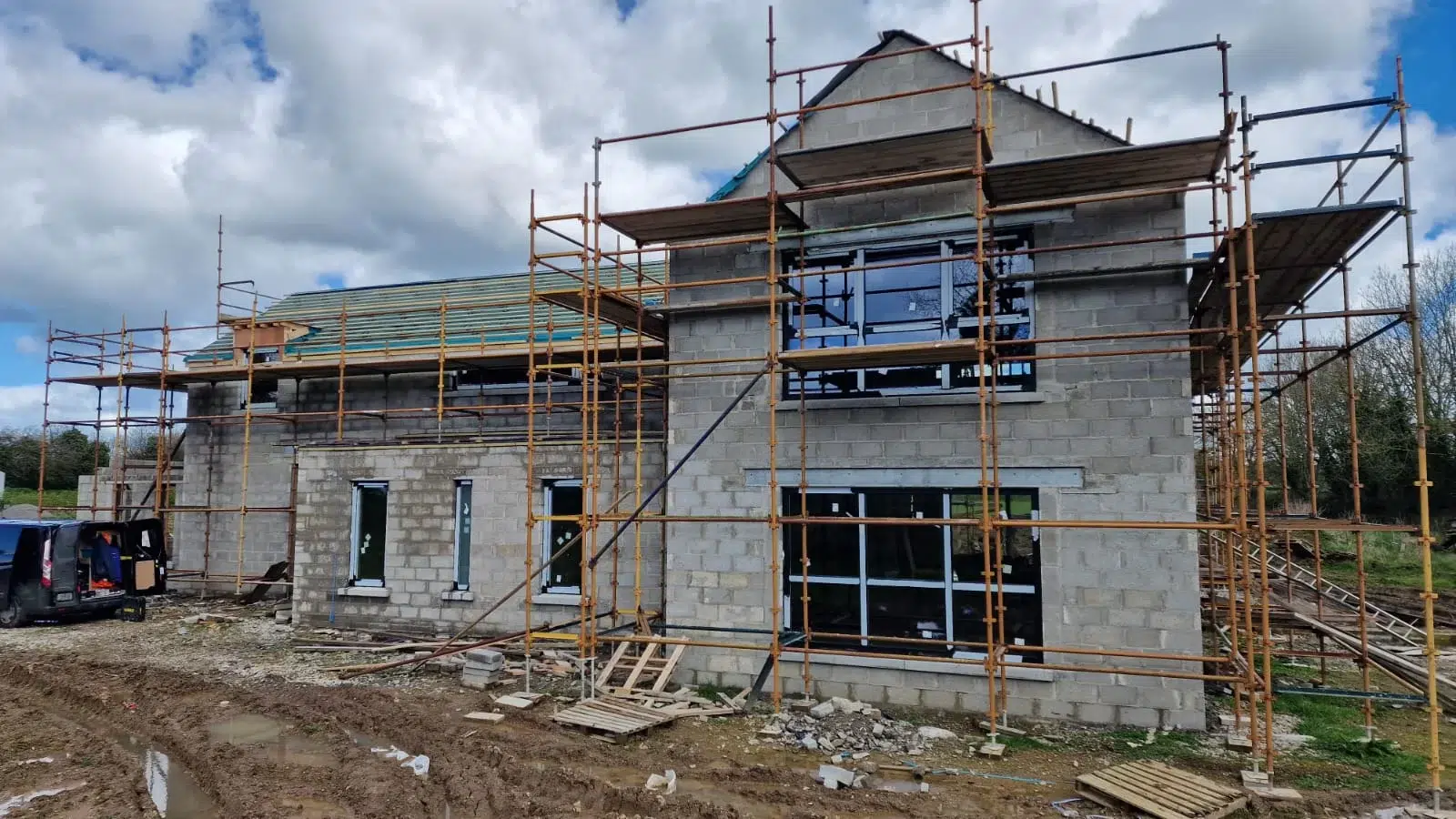 uPVC Windows and Back Door IDEAL 5000 | uPVC Window IDEAL 7000 | uPVC French Doors IDEAL 4000 | uPVC Sliding Doors HST 85 mm | Co. Meath | #228