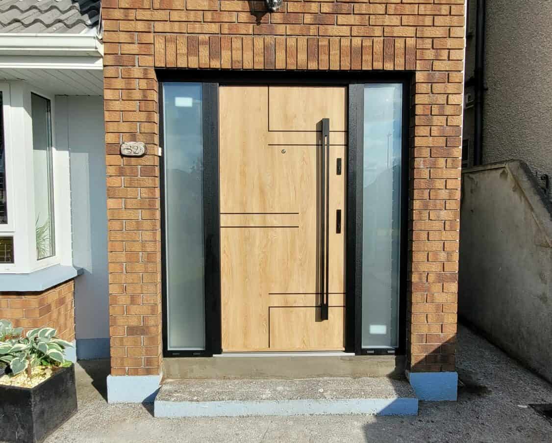 Wikęd Aluminium Door model FI14 Product line: OPTIMUM TERMO | Galway | #237