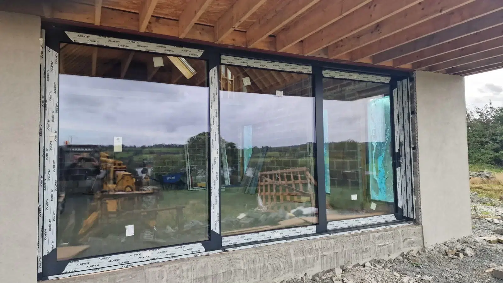 uPVC Windows and Back Door IDEAL 8000 | Aluminium Window MB-86N SI | Wikęd Steel Door model 26 Product line: OPTIMUM TERMO | Aluminium Sliding Doors MB-77HS | uPVC Sliding Doors smart-slide | Cavan | #280