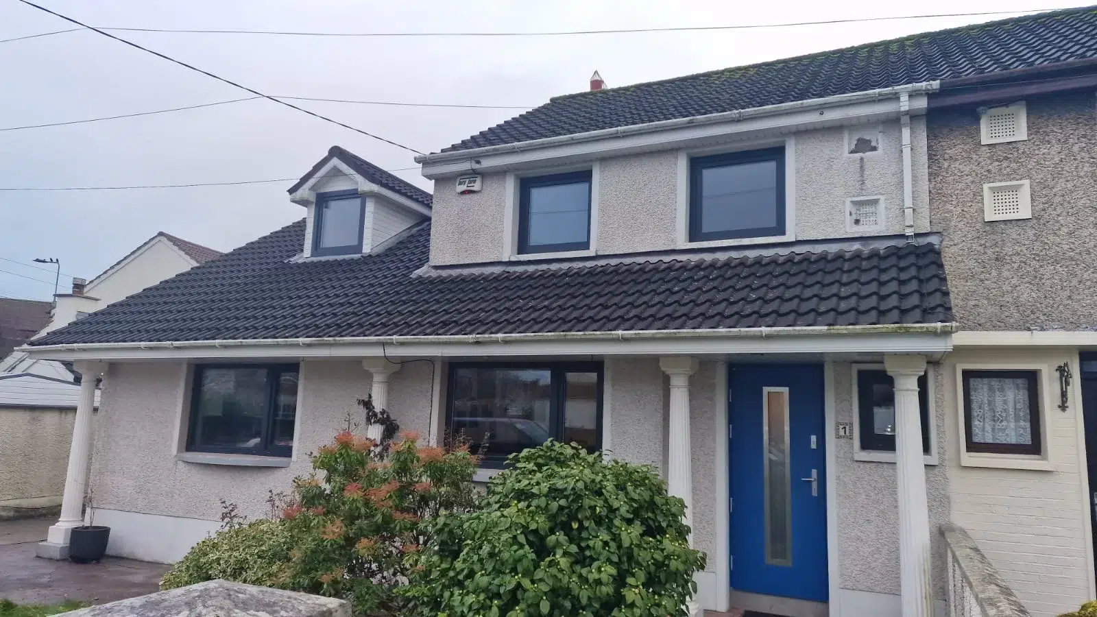 uPVC Windows BluEvolution 82 | Wikęd Steel Composite Door model 12 Product line: OPTIMUM TERMO | Cork | #296