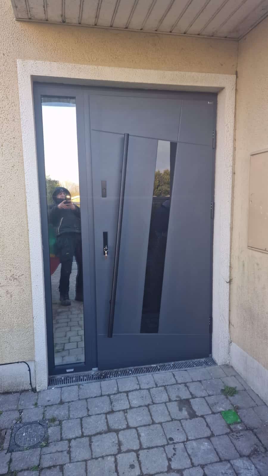 Wikęd Stahltür Modell Glasfront GF07 Produktlinie: OPTIMUM TERMO | Galway | #318