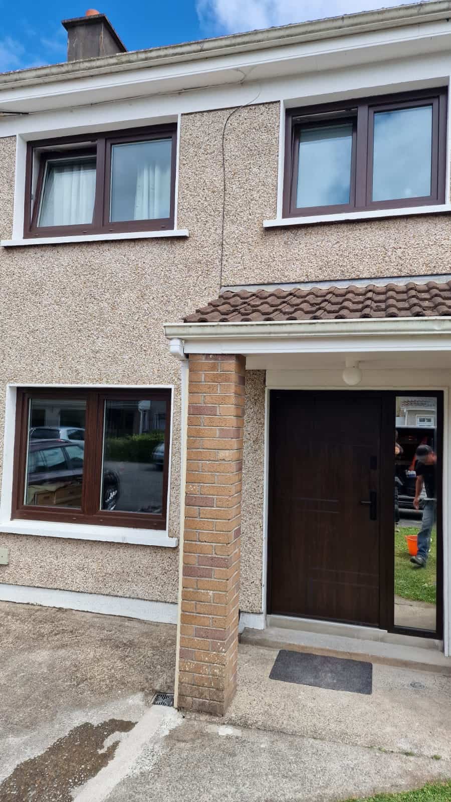 uPVC Windows and Back Doors Salamander BluEvolution 82 | Wikęd Aluminium Door Future Inox FI14 | Cork | #372