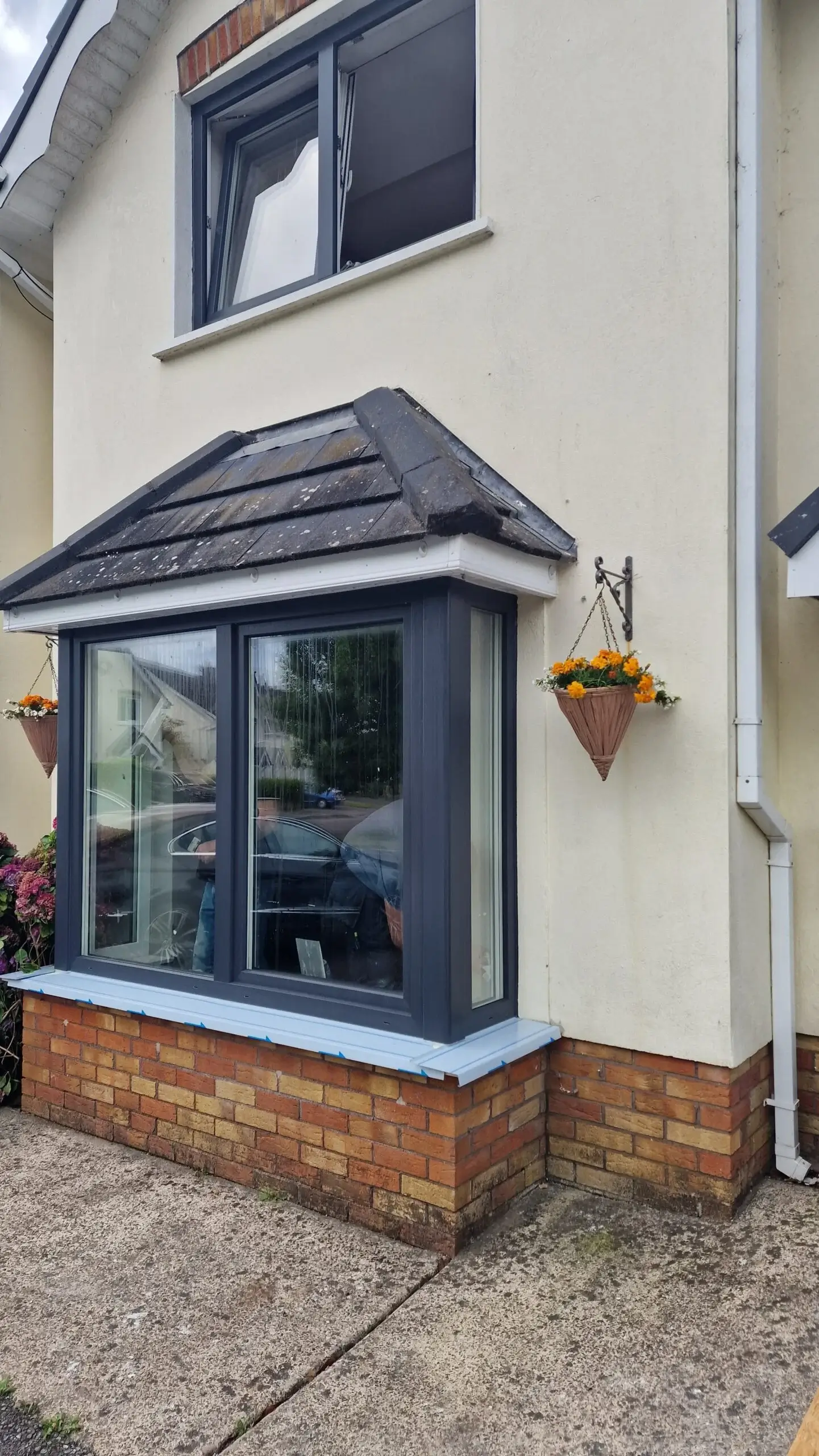 PVC Fenster, Hintertüren und Fenstertüren Salamander BluEvolution 82 | Kork | #384