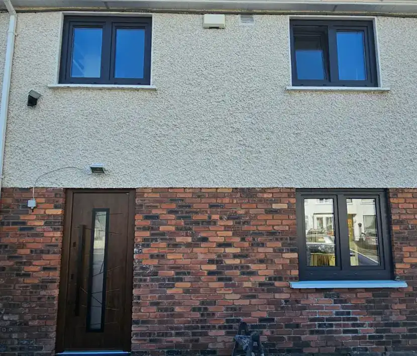 PVC Fenster Salamander BluEvolution 82 | Wikęd Stahltüren Modell 48 Produktlinie: OPTIMUM TERMO | Dublin | #417