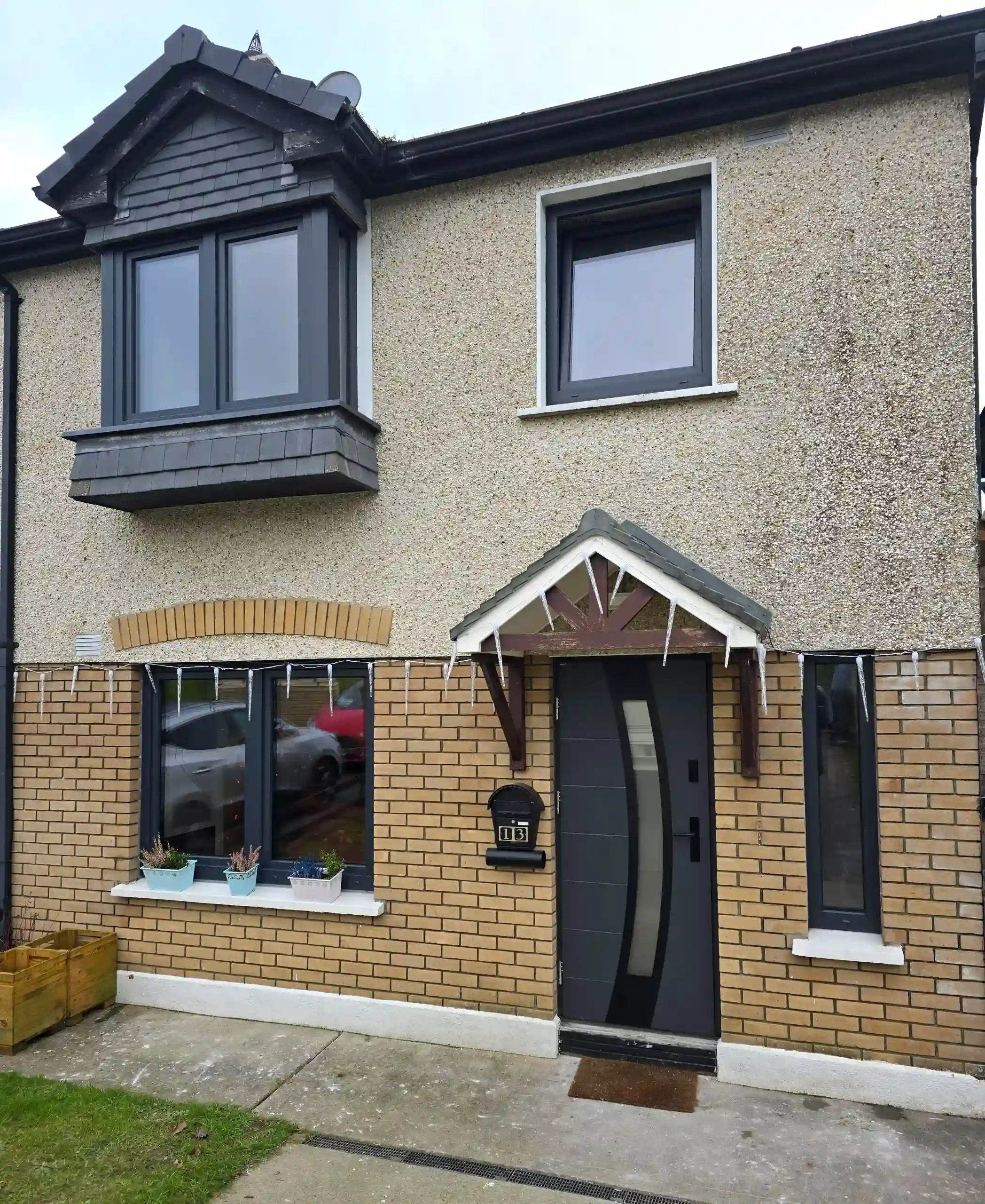 PVC Fenster und Fenstertüren Salamander BluEvolution 82 | Wikęd Stahlverbundtüren Modell 38 Produktlinie: OPTIMUM TERMO | Kildare | #440