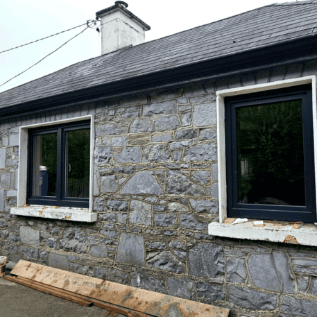 uPVC Windows Salamander GreenEvolution 76 3D