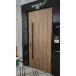 WoodLine 03 doors with Pull handle Beta Vision