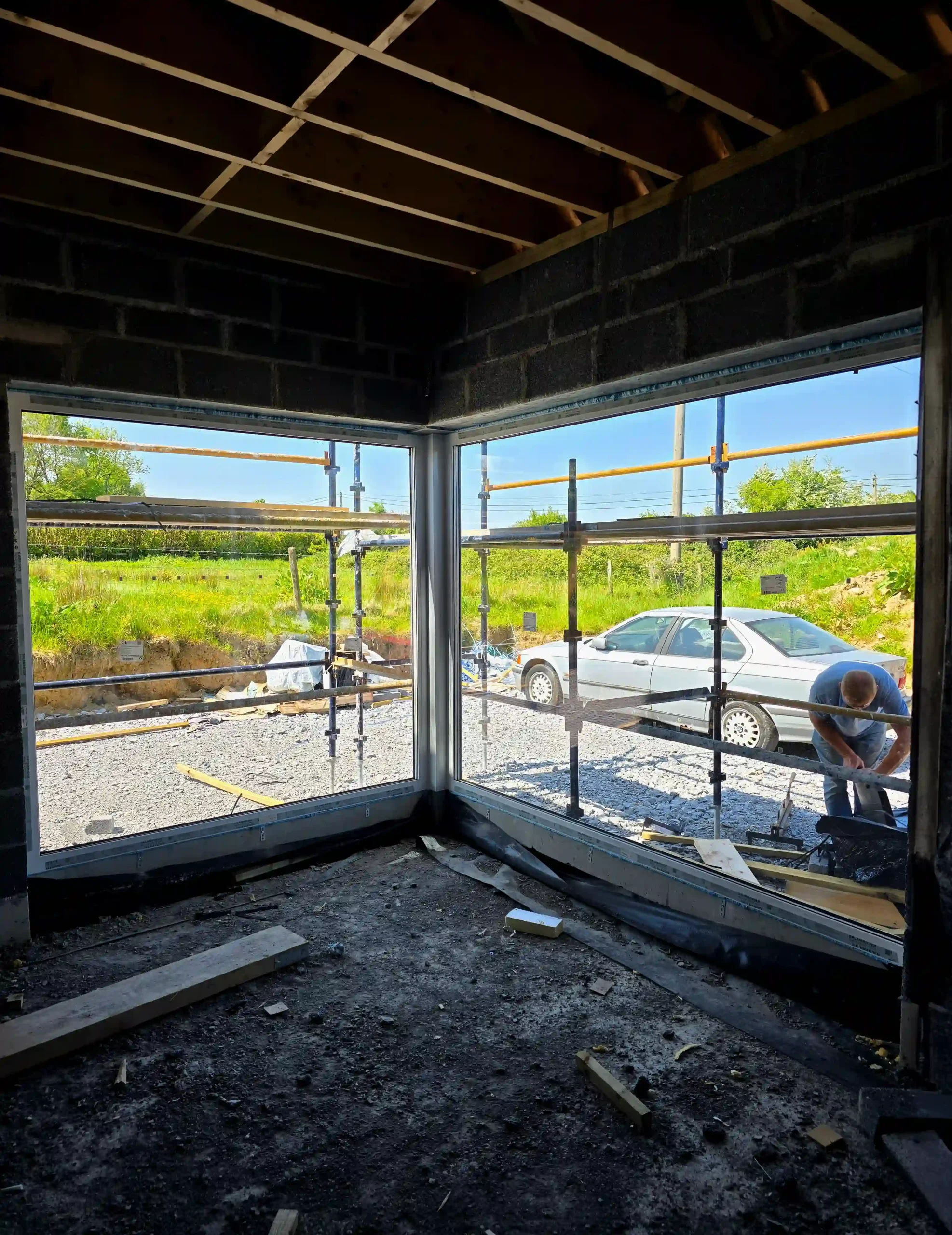 uPVC Windows Salamander greenEvolution 76 3D | Wikęd Steel Doors model 26B Product line: OPTIMUM TERMO | uPVC Sliding Doors EvolutionDrive Plus+ Smart | Galway | #492