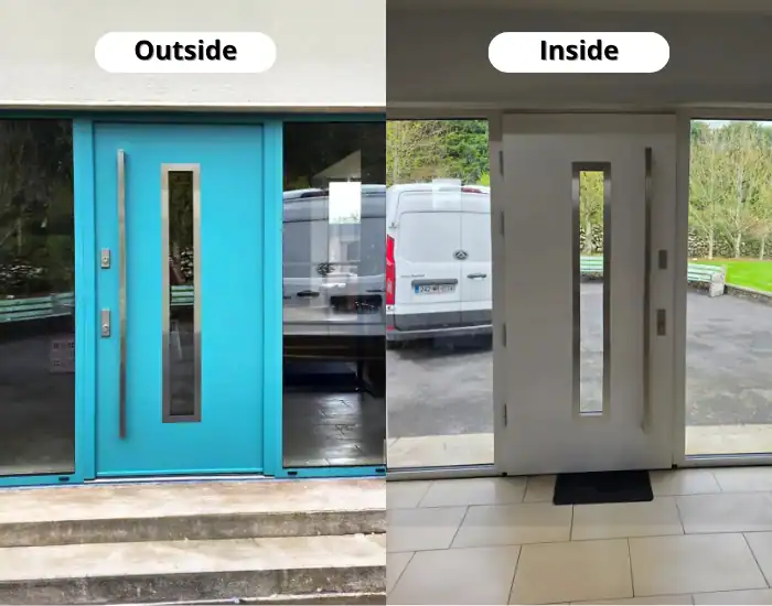dual colour doors